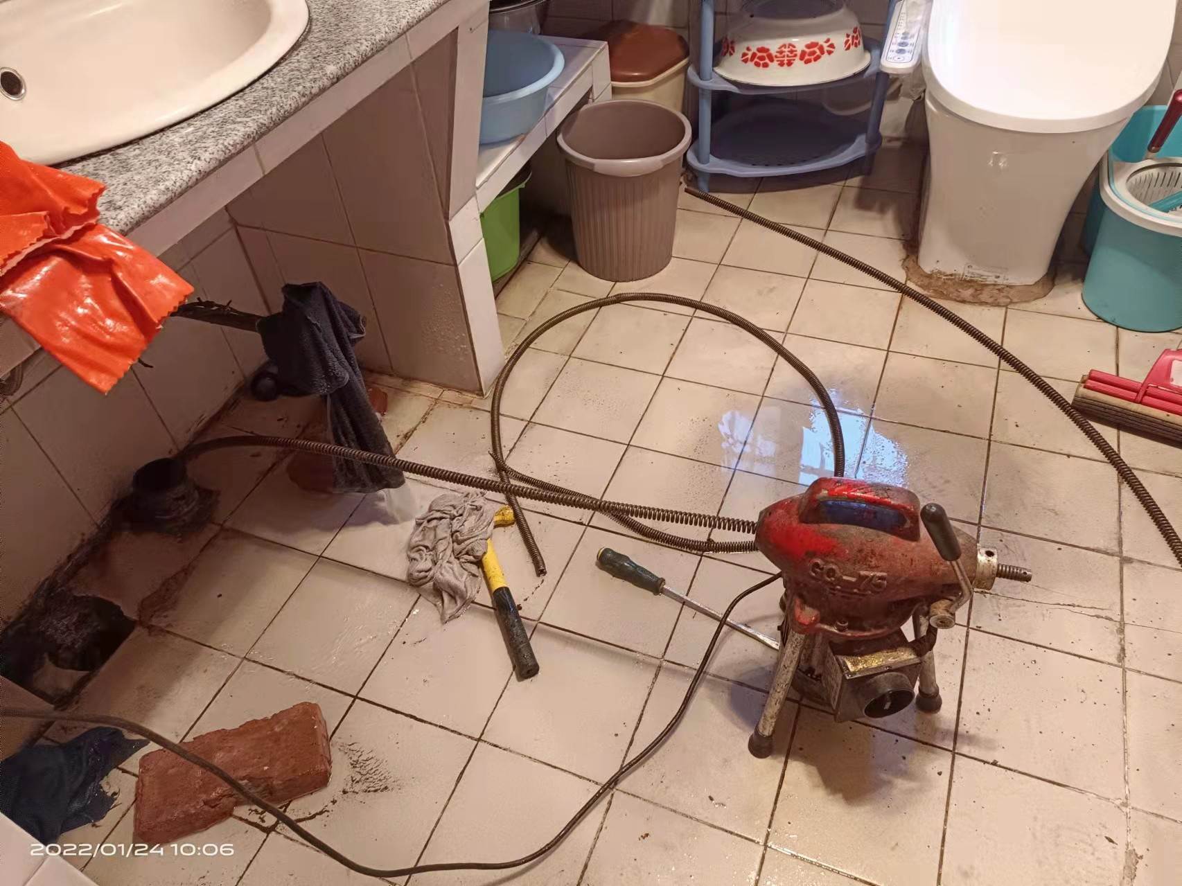 怀来疏通厨房下水道，地漏疏通